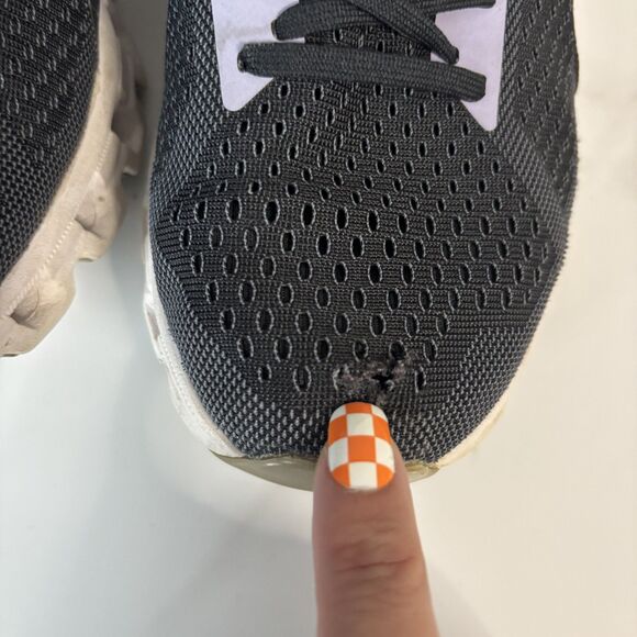 On Cloud Women Running Tennis Shoes Sneakers Flaws/Beater Black Purple Size 11 - Picture 6 of 9